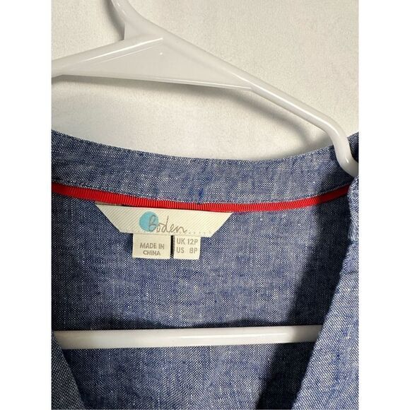 Boden 100% Linen Tunic Top - Picture 3 of 12